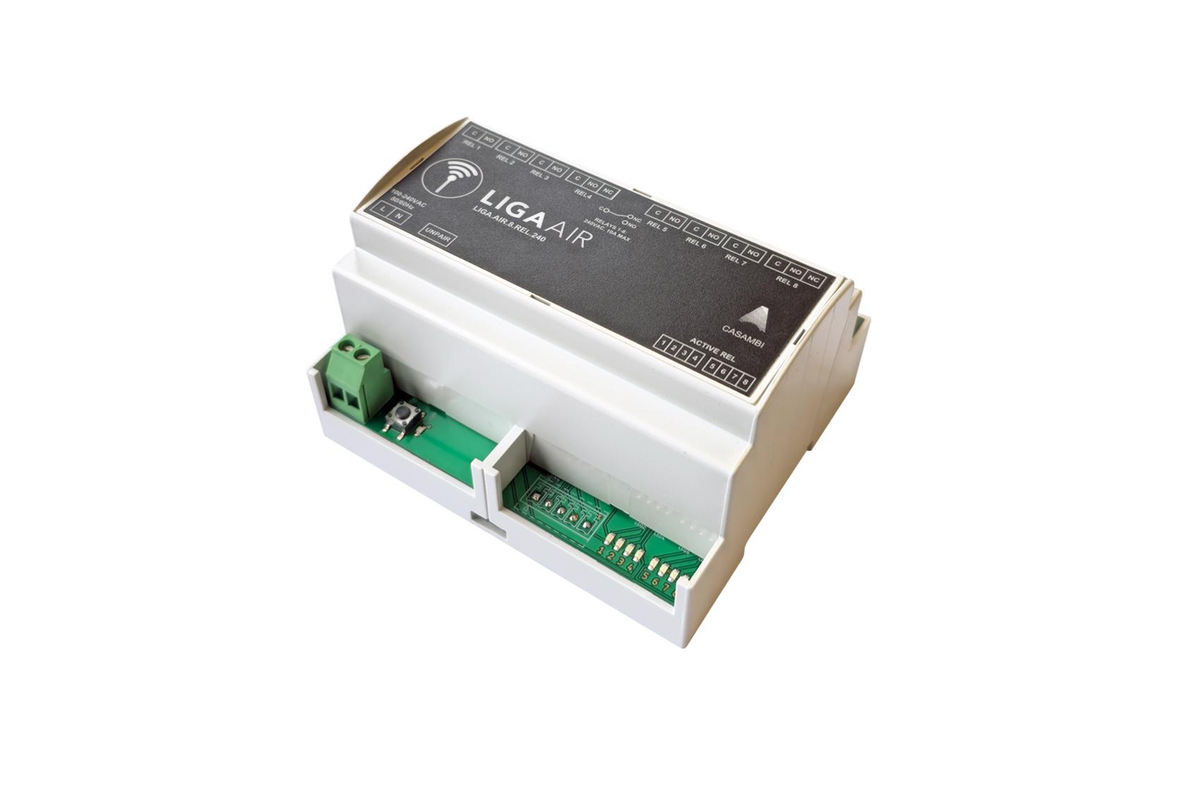 switch relay 240V AC, 8 pin 6 normally open 2 changeover switches 10A on/of