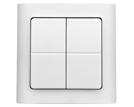 WS4-216B ELKO Pure White Smart Device 4 buttons